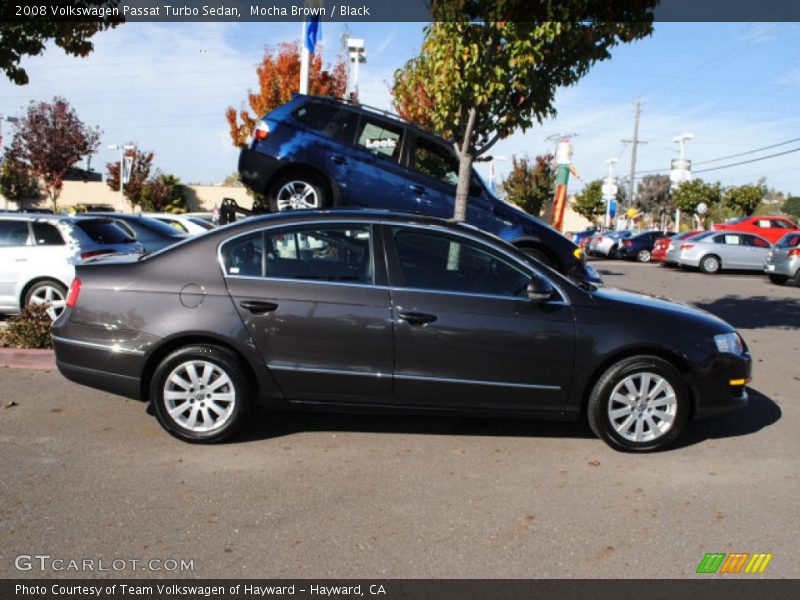Mocha Brown / Black 2008 Volkswagen Passat Turbo Sedan