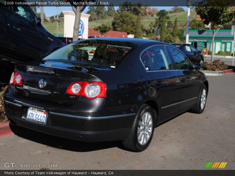 Mocha Brown / Black 2008 Volkswagen Passat Turbo Sedan