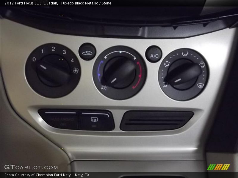 Tuxedo Black Metallic / Stone 2012 Ford Focus SE SFE Sedan