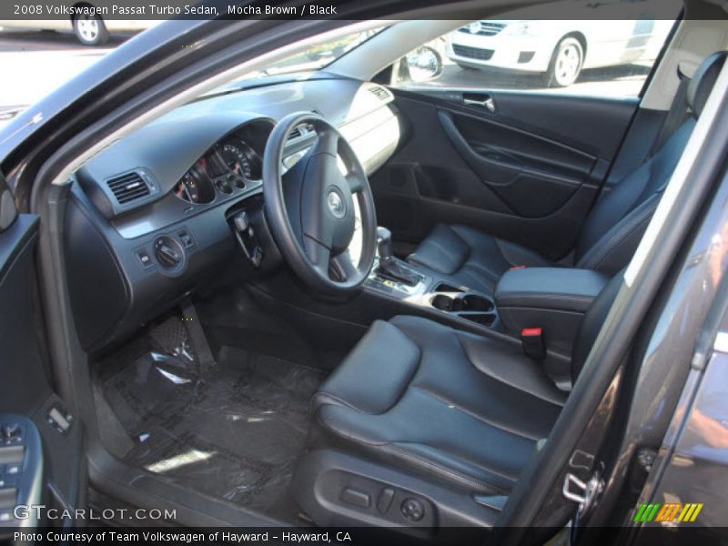 Mocha Brown / Black 2008 Volkswagen Passat Turbo Sedan