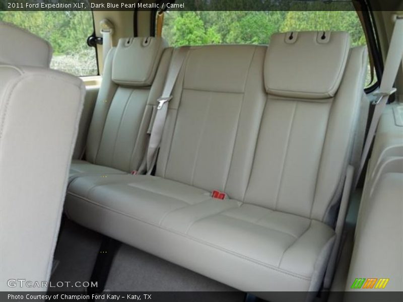 Dark Blue Pearl Metallic / Camel 2011 Ford Expedition XLT