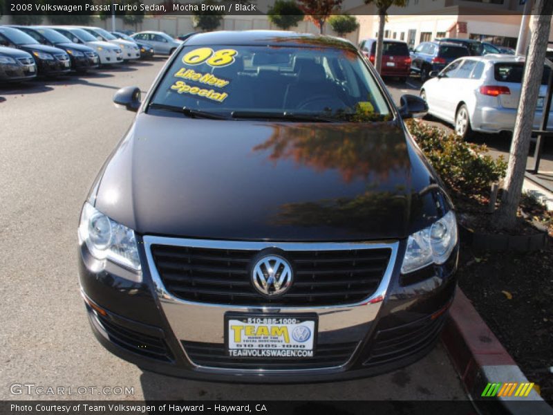 Mocha Brown / Black 2008 Volkswagen Passat Turbo Sedan