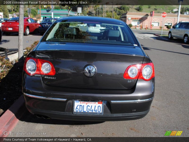Mocha Brown / Black 2008 Volkswagen Passat Turbo Sedan