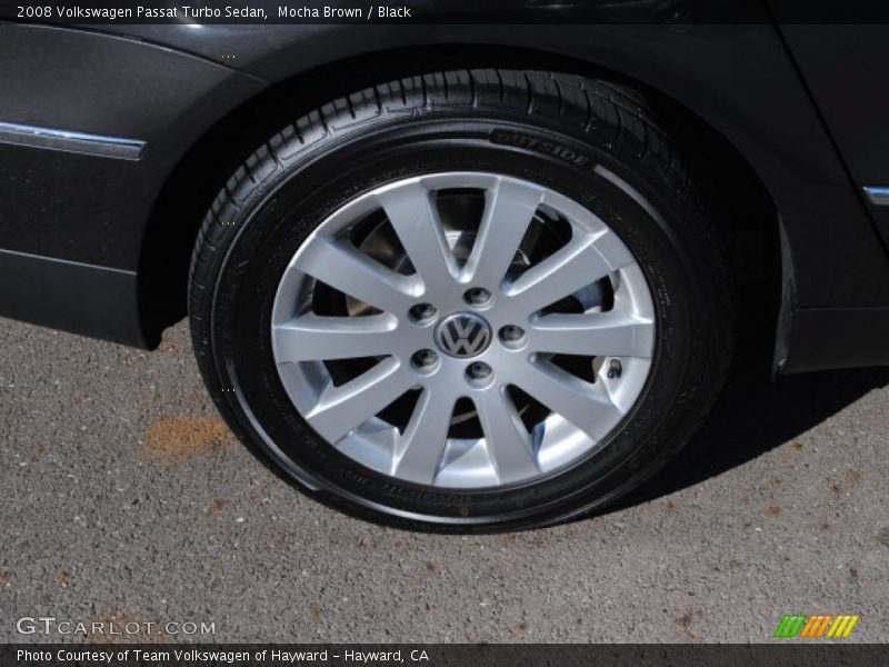 Mocha Brown / Black 2008 Volkswagen Passat Turbo Sedan