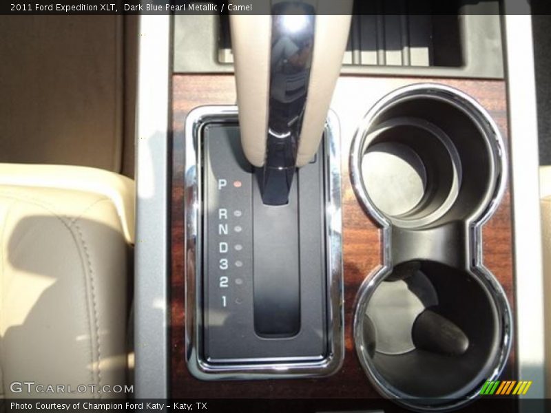 Dark Blue Pearl Metallic / Camel 2011 Ford Expedition XLT