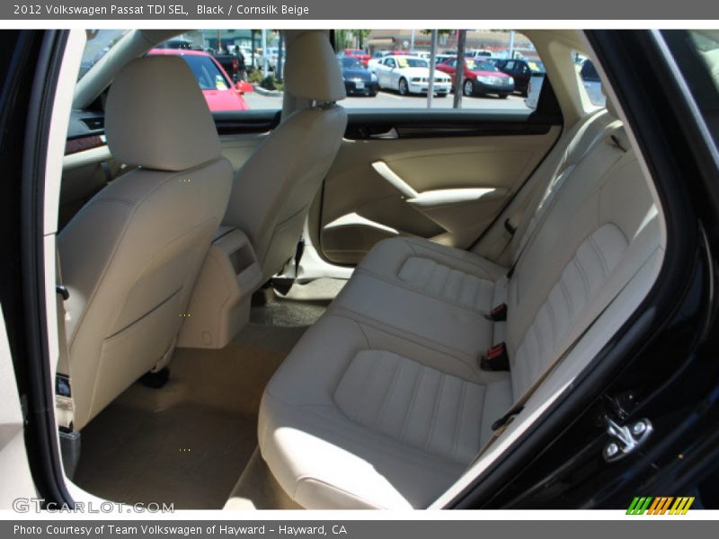 Black / Cornsilk Beige 2012 Volkswagen Passat TDI SEL