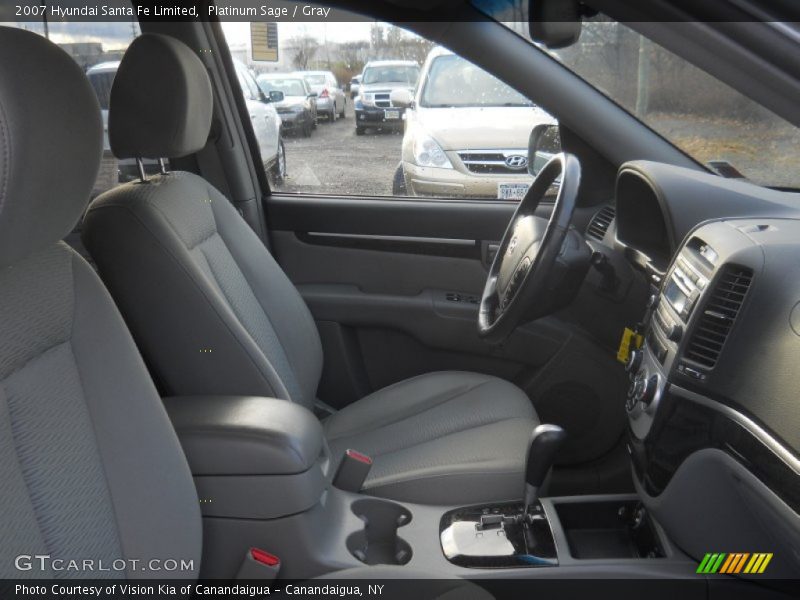 Platinum Sage / Gray 2007 Hyundai Santa Fe Limited