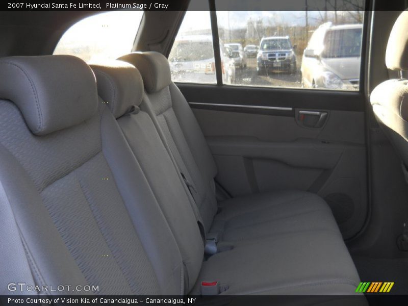 Platinum Sage / Gray 2007 Hyundai Santa Fe Limited