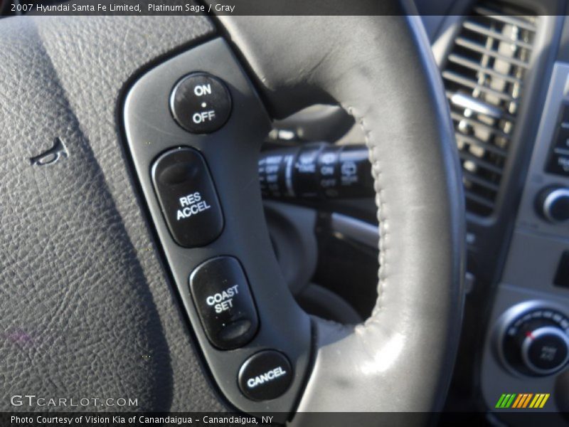 Platinum Sage / Gray 2007 Hyundai Santa Fe Limited