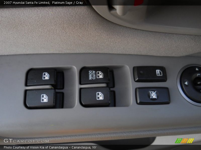 Platinum Sage / Gray 2007 Hyundai Santa Fe Limited