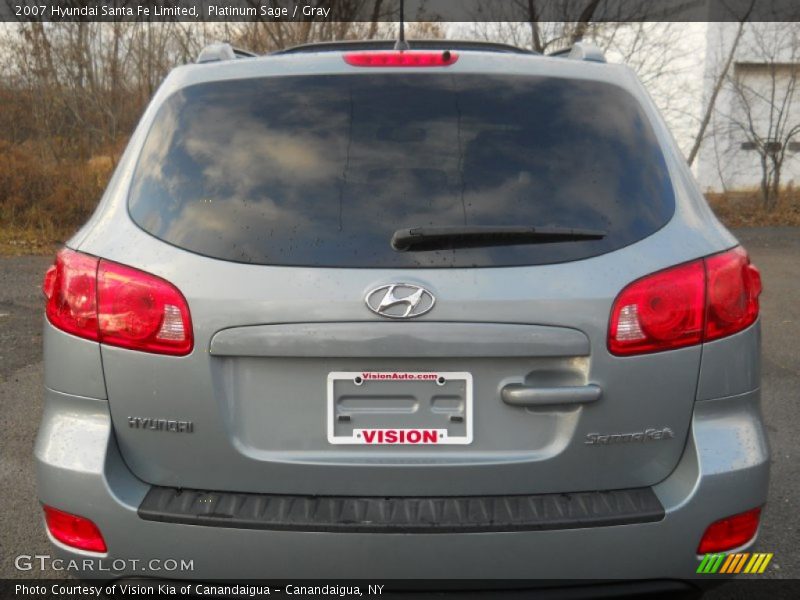 Platinum Sage / Gray 2007 Hyundai Santa Fe Limited