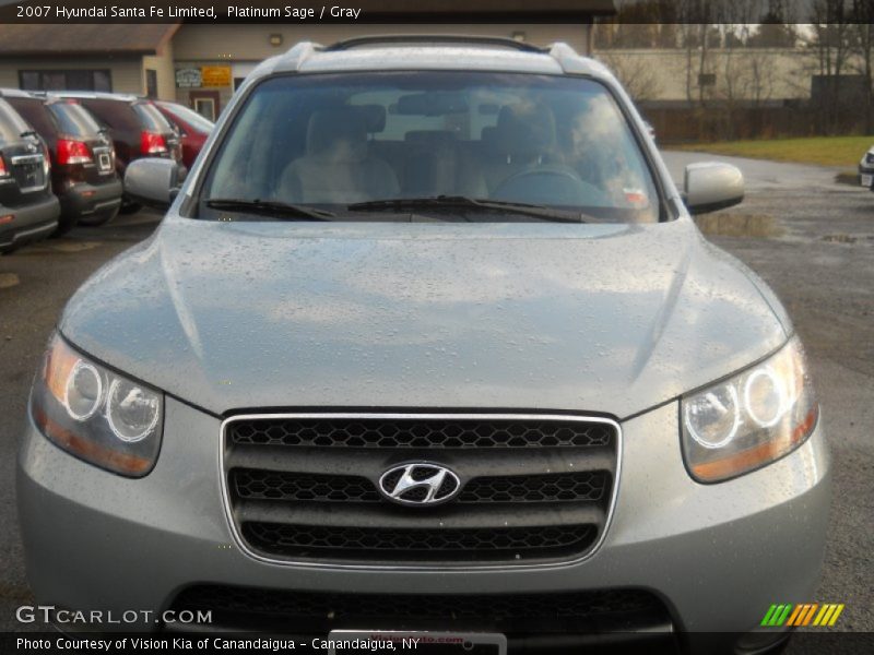 Platinum Sage / Gray 2007 Hyundai Santa Fe Limited