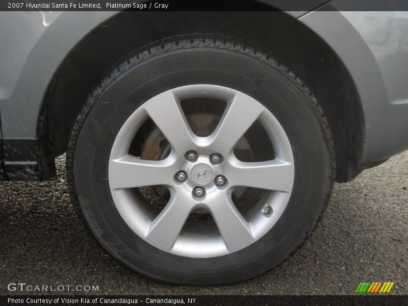 Platinum Sage / Gray 2007 Hyundai Santa Fe Limited