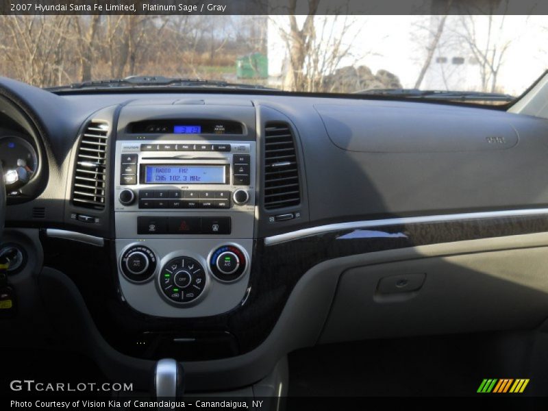 Platinum Sage / Gray 2007 Hyundai Santa Fe Limited