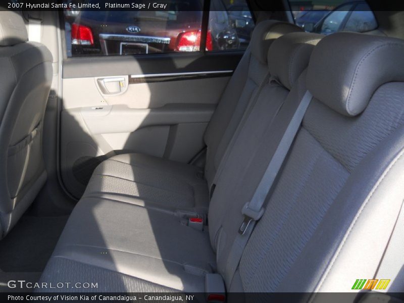 Platinum Sage / Gray 2007 Hyundai Santa Fe Limited