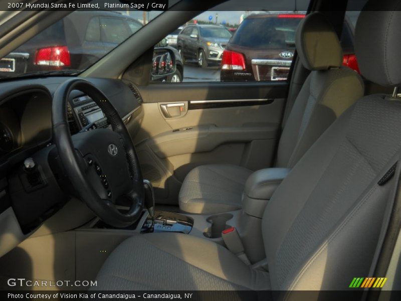 Platinum Sage / Gray 2007 Hyundai Santa Fe Limited