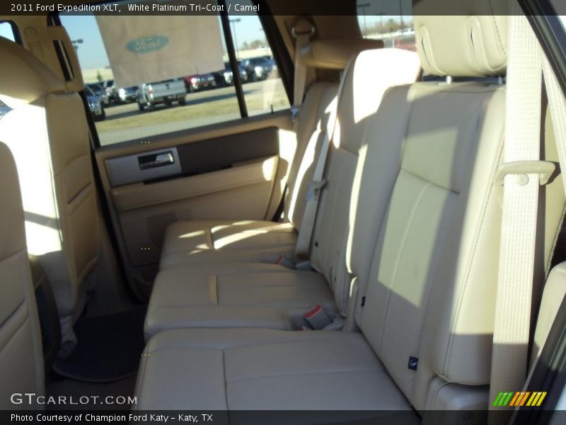 White Platinum Tri-Coat / Camel 2011 Ford Expedition XLT