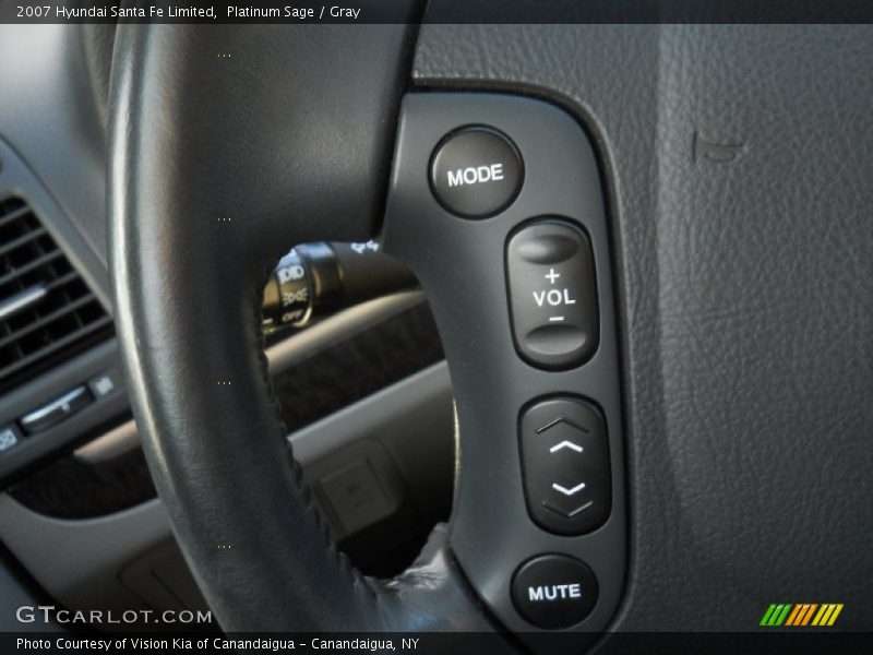 Platinum Sage / Gray 2007 Hyundai Santa Fe Limited