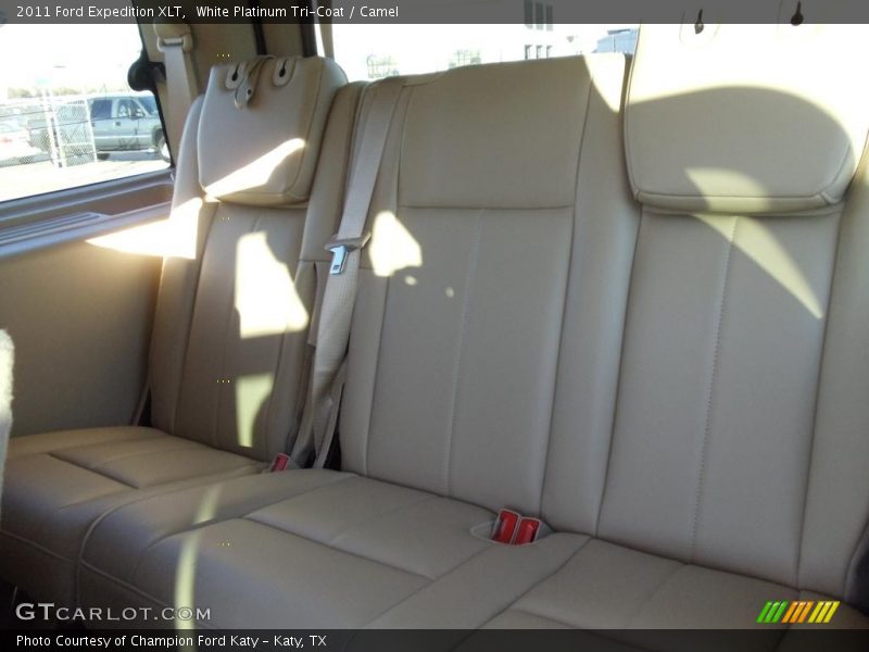 White Platinum Tri-Coat / Camel 2011 Ford Expedition XLT