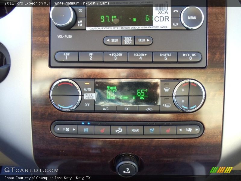White Platinum Tri-Coat / Camel 2011 Ford Expedition XLT