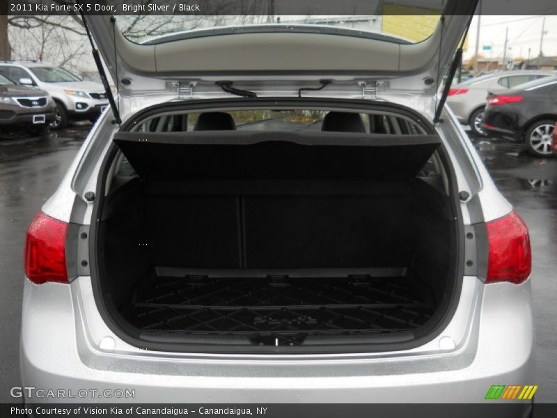 Bright Silver / Black 2011 Kia Forte SX 5 Door