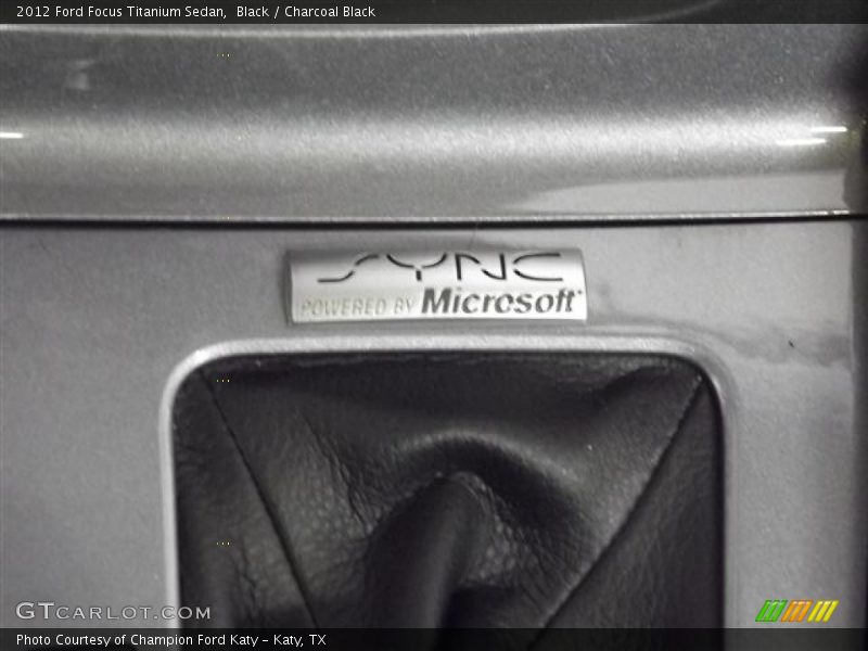 Black / Charcoal Black 2012 Ford Focus Titanium Sedan