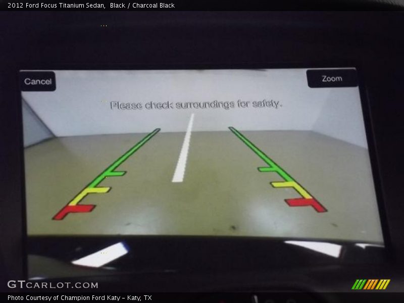 Black / Charcoal Black 2012 Ford Focus Titanium Sedan