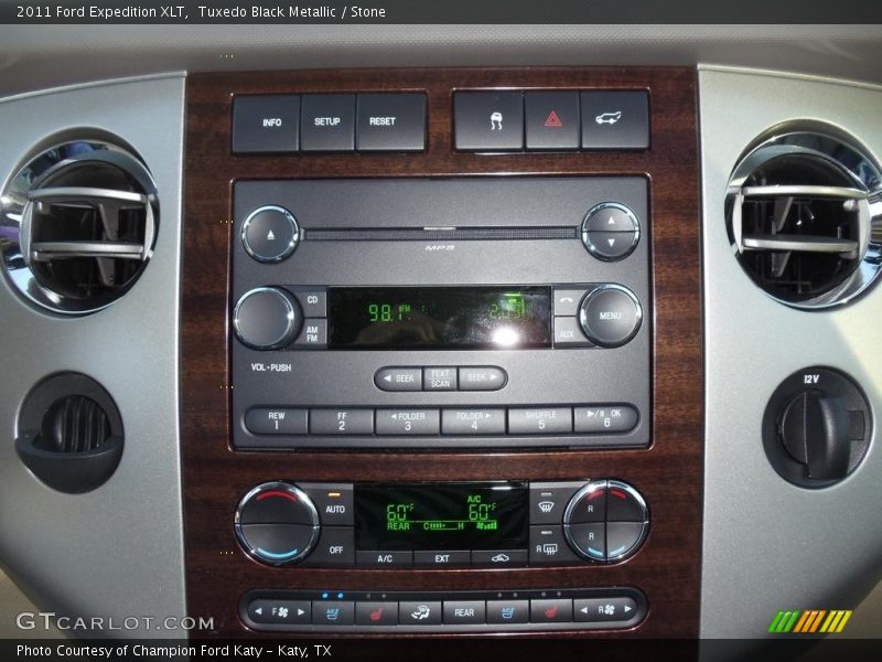 Tuxedo Black Metallic / Stone 2011 Ford Expedition XLT