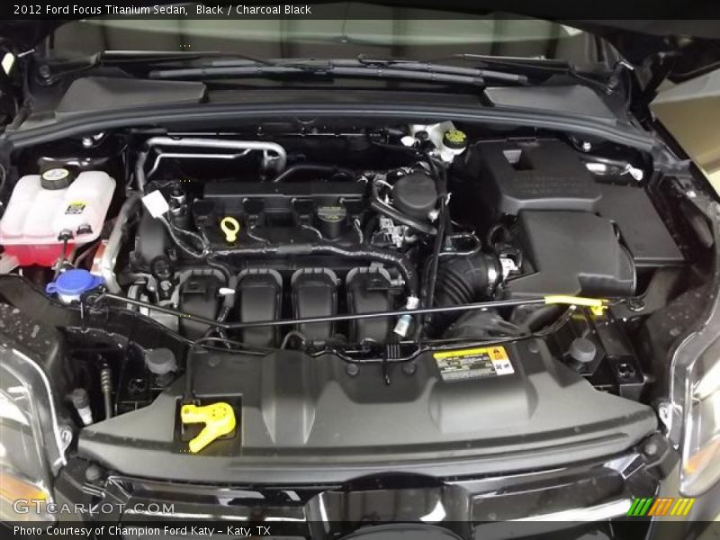 Black / Charcoal Black 2012 Ford Focus Titanium Sedan