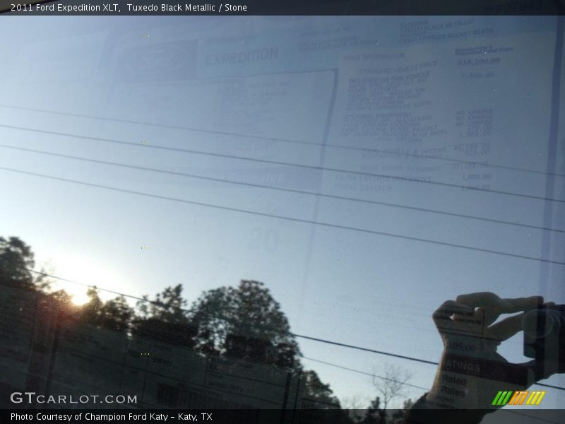 Tuxedo Black Metallic / Stone 2011 Ford Expedition XLT