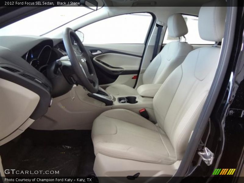 Black / Stone 2012 Ford Focus SEL Sedan