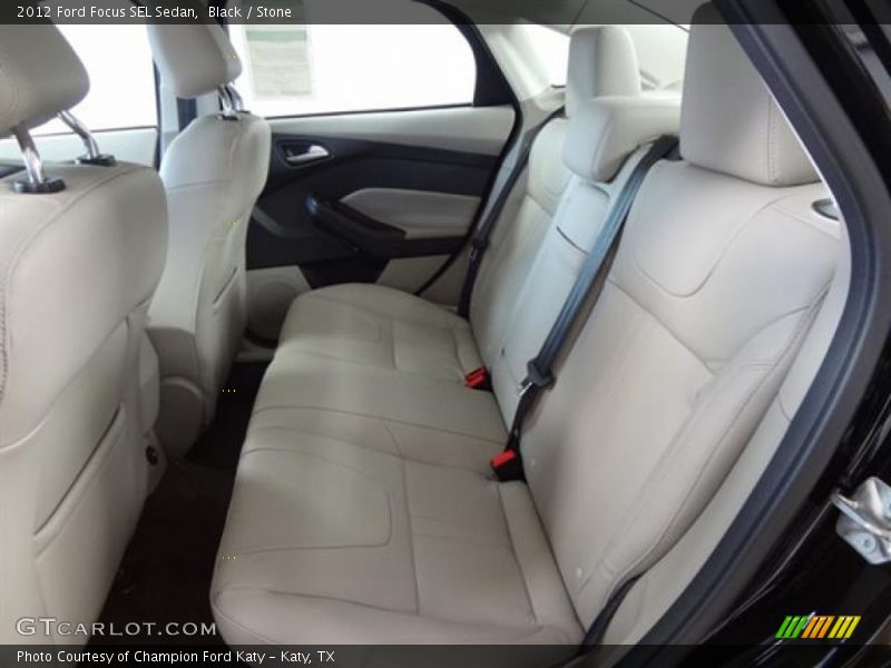 Black / Stone 2012 Ford Focus SEL Sedan