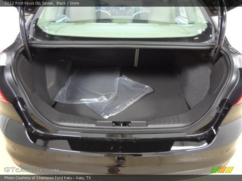 Black / Stone 2012 Ford Focus SEL Sedan