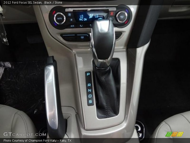 Black / Stone 2012 Ford Focus SEL Sedan
