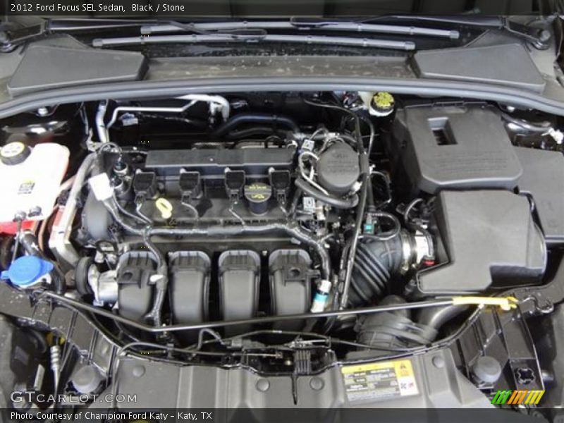 Black / Stone 2012 Ford Focus SEL Sedan