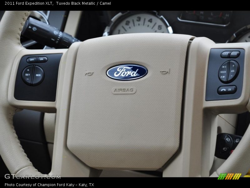 Tuxedo Black Metallic / Camel 2011 Ford Expedition XLT