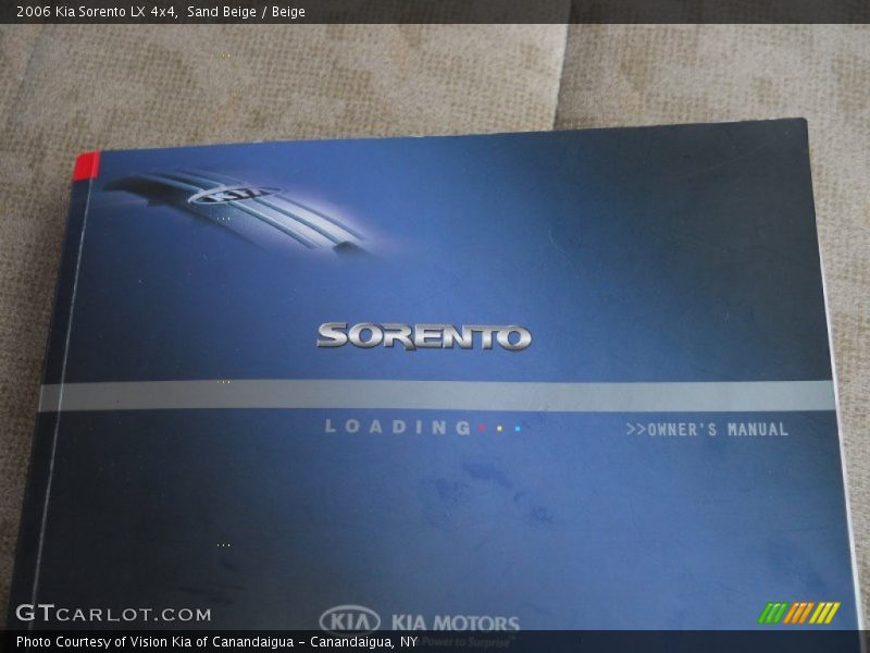 Sand Beige / Beige 2006 Kia Sorento LX 4x4