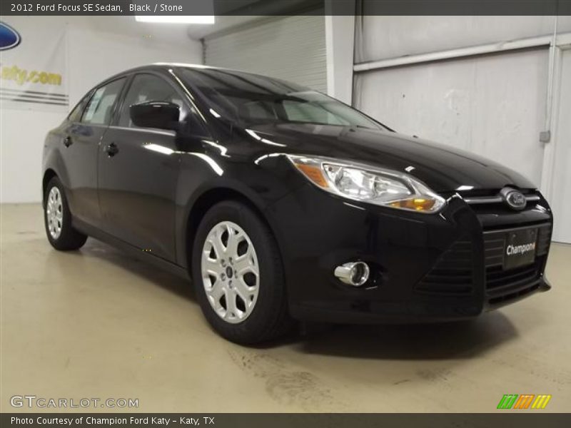 Black / Stone 2012 Ford Focus SE Sedan