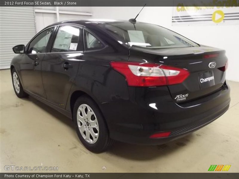 Black / Stone 2012 Ford Focus SE Sedan