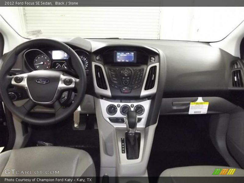 Black / Stone 2012 Ford Focus SE Sedan