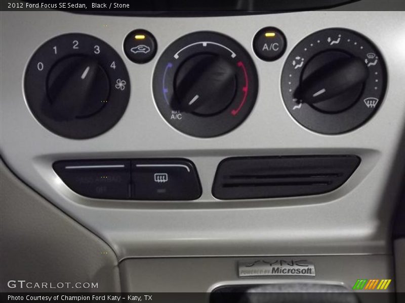 Black / Stone 2012 Ford Focus SE Sedan