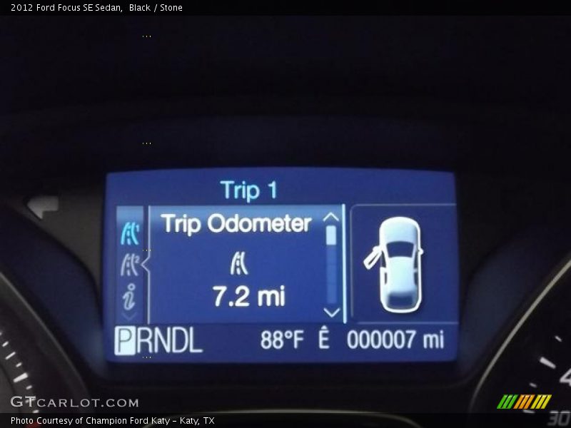 Black / Stone 2012 Ford Focus SE Sedan
