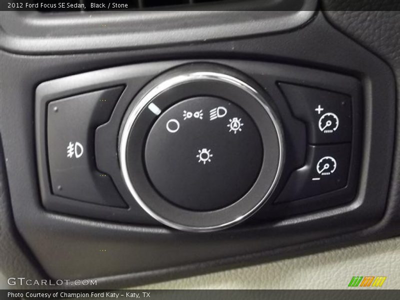 Black / Stone 2012 Ford Focus SE Sedan