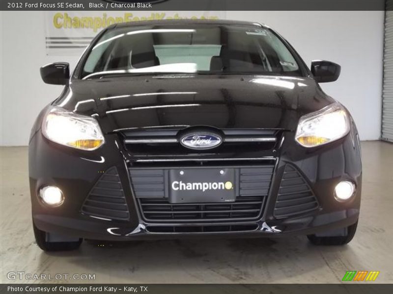 Black / Charcoal Black 2012 Ford Focus SE Sedan