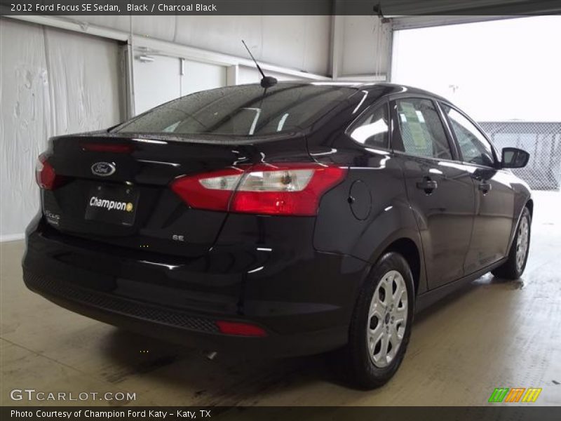 Black / Charcoal Black 2012 Ford Focus SE Sedan