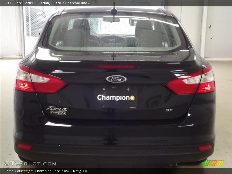 Black / Charcoal Black 2012 Ford Focus SE Sedan