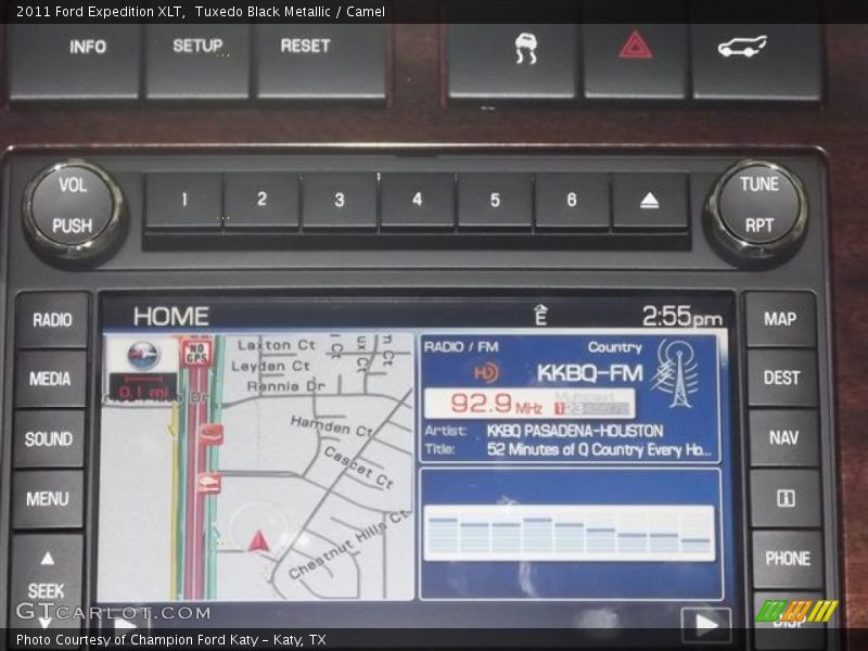 Tuxedo Black Metallic / Camel 2011 Ford Expedition XLT