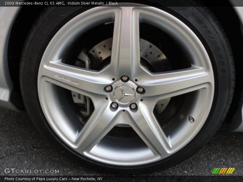 Iridium Silver Metallic / Black 2009 Mercedes-Benz CL 63 AMG