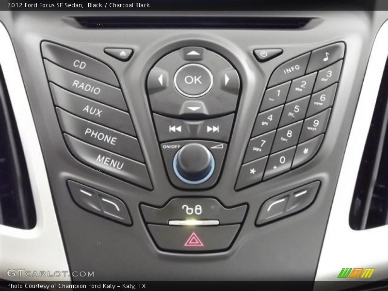 Black / Charcoal Black 2012 Ford Focus SE Sedan