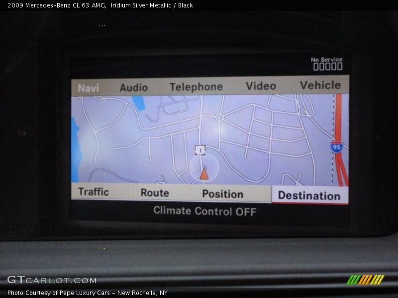 Iridium Silver Metallic / Black 2009 Mercedes-Benz CL 63 AMG
